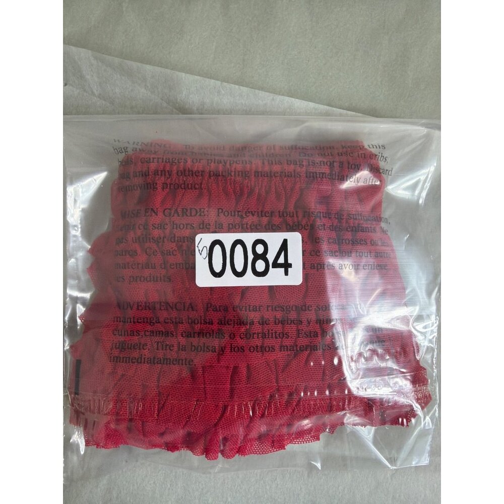 Seduction By Fredericks Of Hollywood Red Ruffle Boyshort Panties Size S Nylon & - Picture 9 of 10